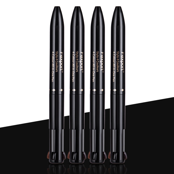 4-in-1 multi-function waterproof eyebrow pencil eyeliner